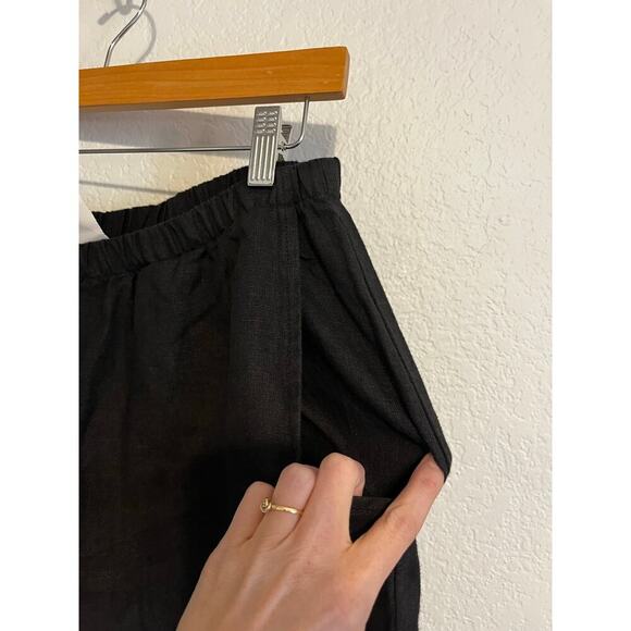 Flax NWT Black Linen Lagenlook Pants Set Small and Medium - Picture 5 of 8